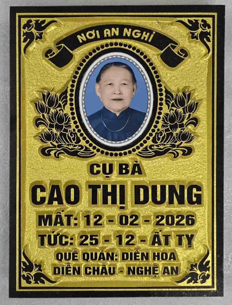 Bia Mộ Chữ Nổi 3D03