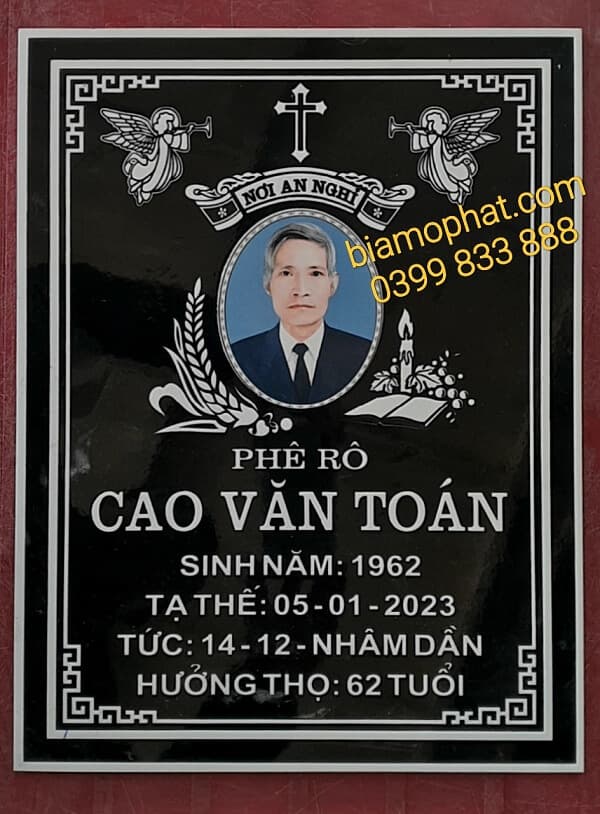 Bia Mộ Men Gốm