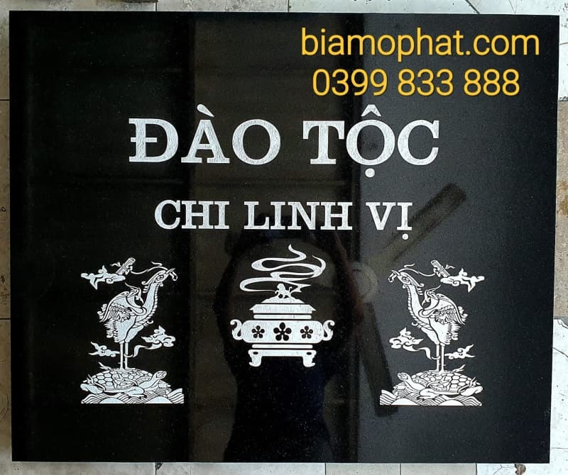 Mẫu Bia Lăng Mộ - 01