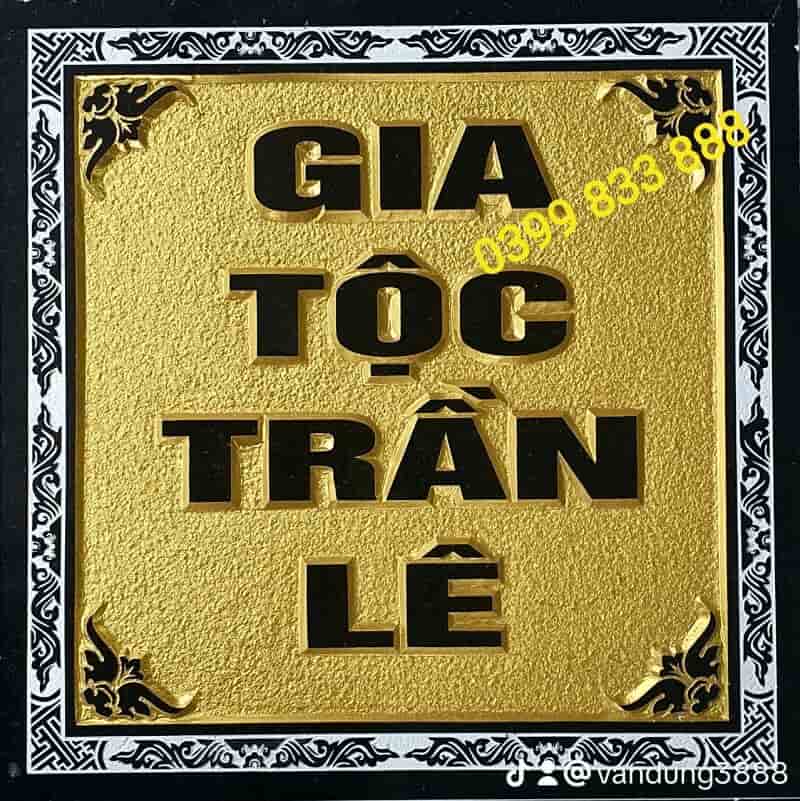 Bia Lăng Mộ Chữ Nổi 3D