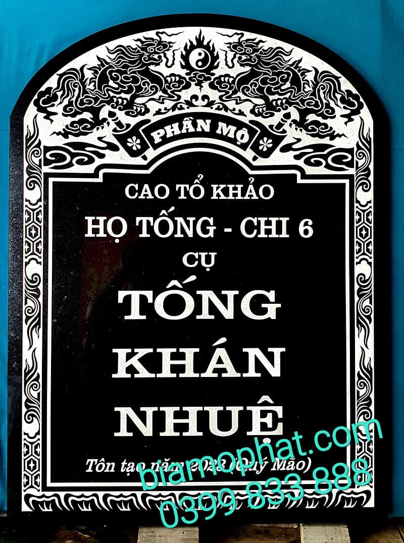 Bia Lăng Mộ Gia Đình