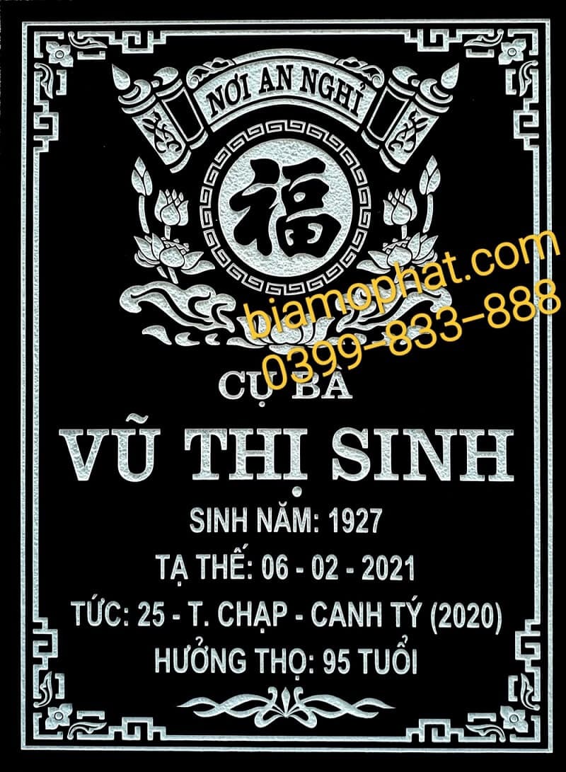 Mẫu Bia Mộ  - KA06