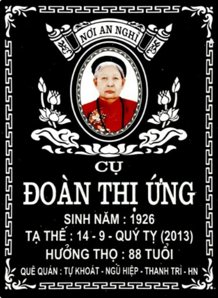 Mẫu bia mộ 13