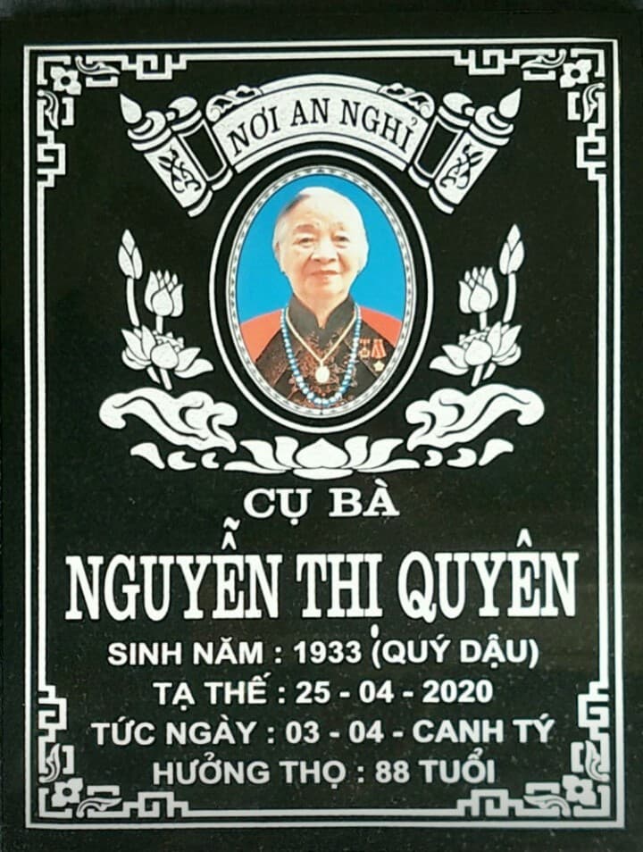 Mẫu bia mộ 14