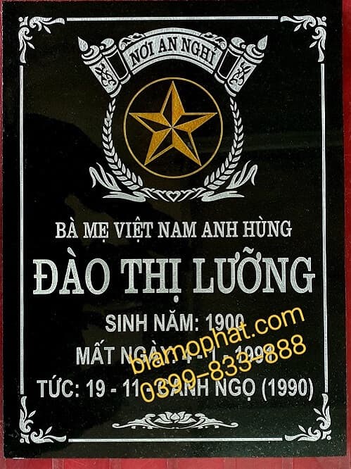 Mẫu Bia Mộ Bà Mẹ Việt Nam Anh Hùng