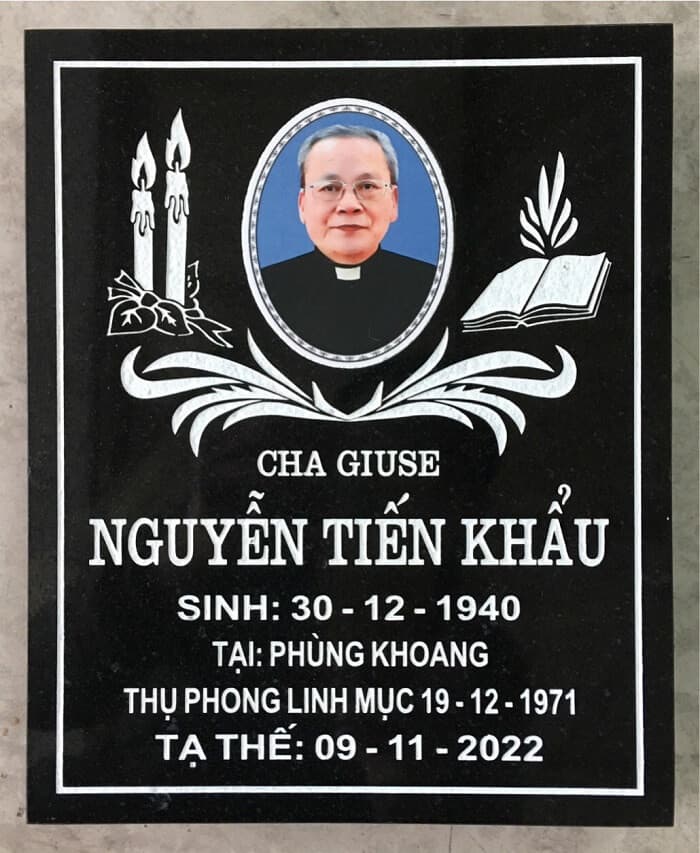 Mẫu Bia Mộ Công Giáo - 03