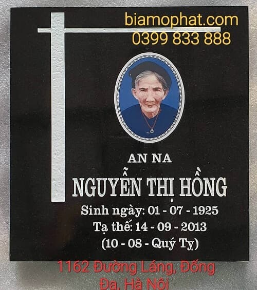 Mẫu Bia Mộ Công Giáo - 05