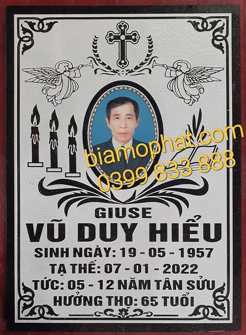 Mẫu Bia Mộ Công Giáo - 06