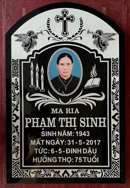 Mẫu Bia Mộ Công Giáo - 07