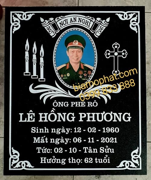 Mẫu Bia Mộ Công Giáo - 02